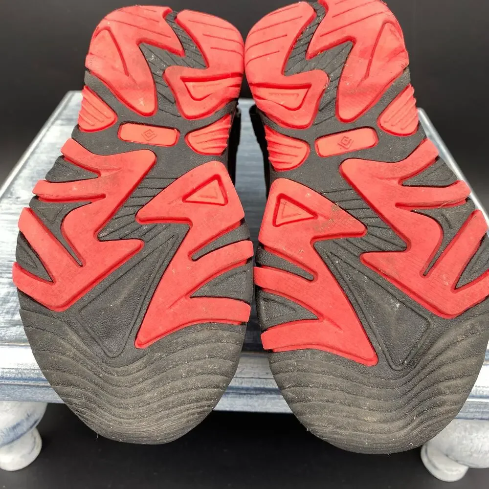 DREAM PAIRS Boys Athletic Sandals Black/Red Size 10